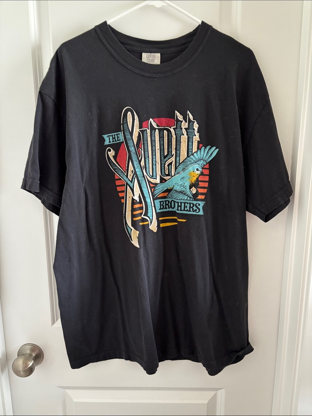 Women’s Black Graphic Avett Brothers concert T. Fall 2025. Never Worn